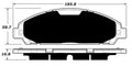 Porterfield Brake Pads for 2016 FORD Mustang 6 Cyl EcoBoost