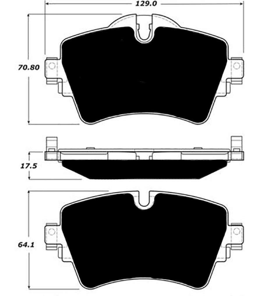 Porterfield Brake Pads for 2017 MINI Hatchback 4 Door S