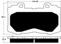 Porterfield Brake Pads for 2017 CHEVROLET COLORADO