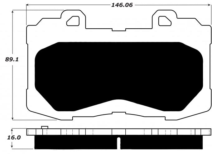Porterfield Brake Pads for 2016 CHEVROLET COLORADO