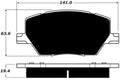 Porterfield Brake Pads for 2016 JEEP RENEGADE