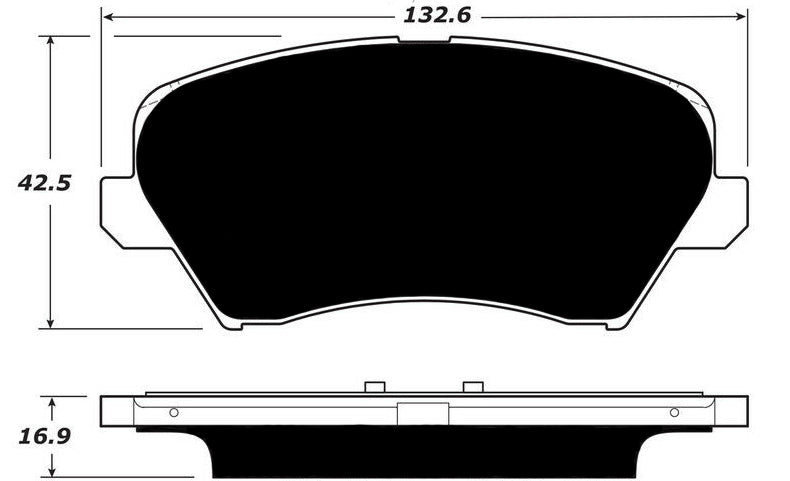 Porterfield Brake Pads for 2012 HYUNDAI VELOSTER-Non Turbo