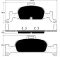 Porterfield Brake Pads for 2017 AUDI A4 Quattro - 330mm Rear Disc