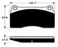 Porterfield Brake Pads for 2011 DODGE VIPER