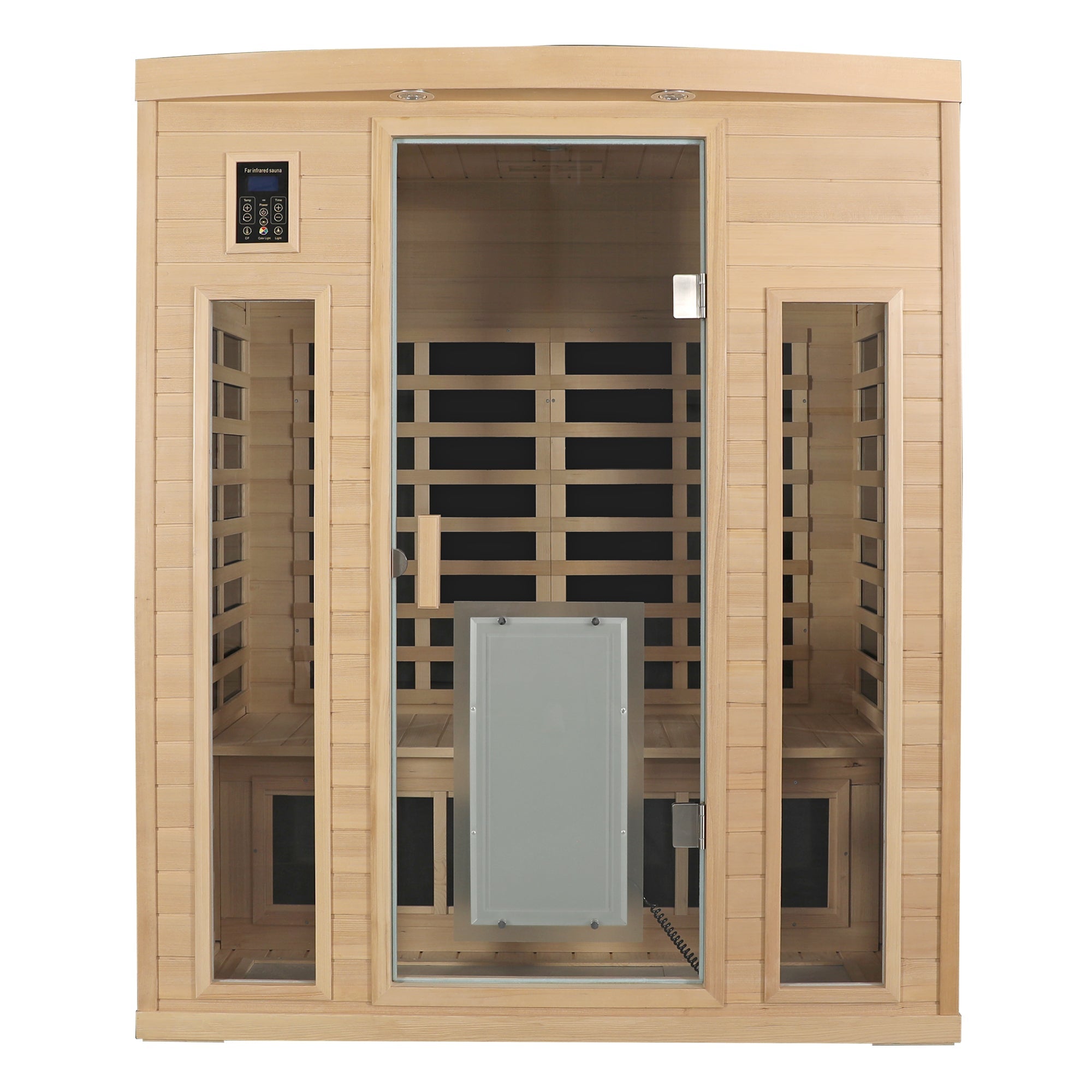Hemlock Wood Far-Infrared Indoor Three Person Sauna Room