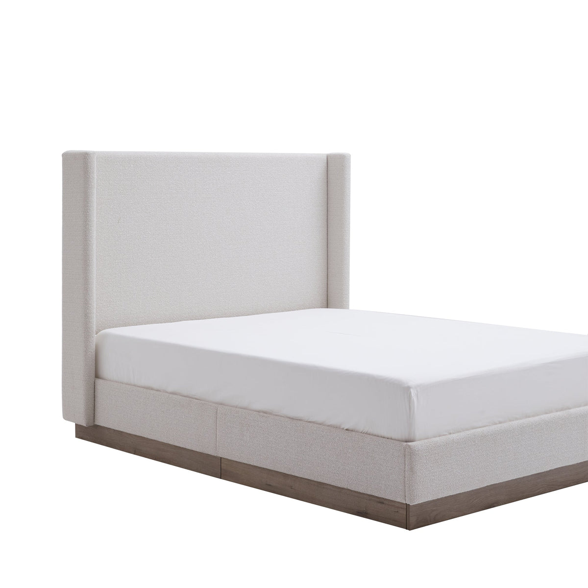 Hale Upholstered Wingback Bed Size King