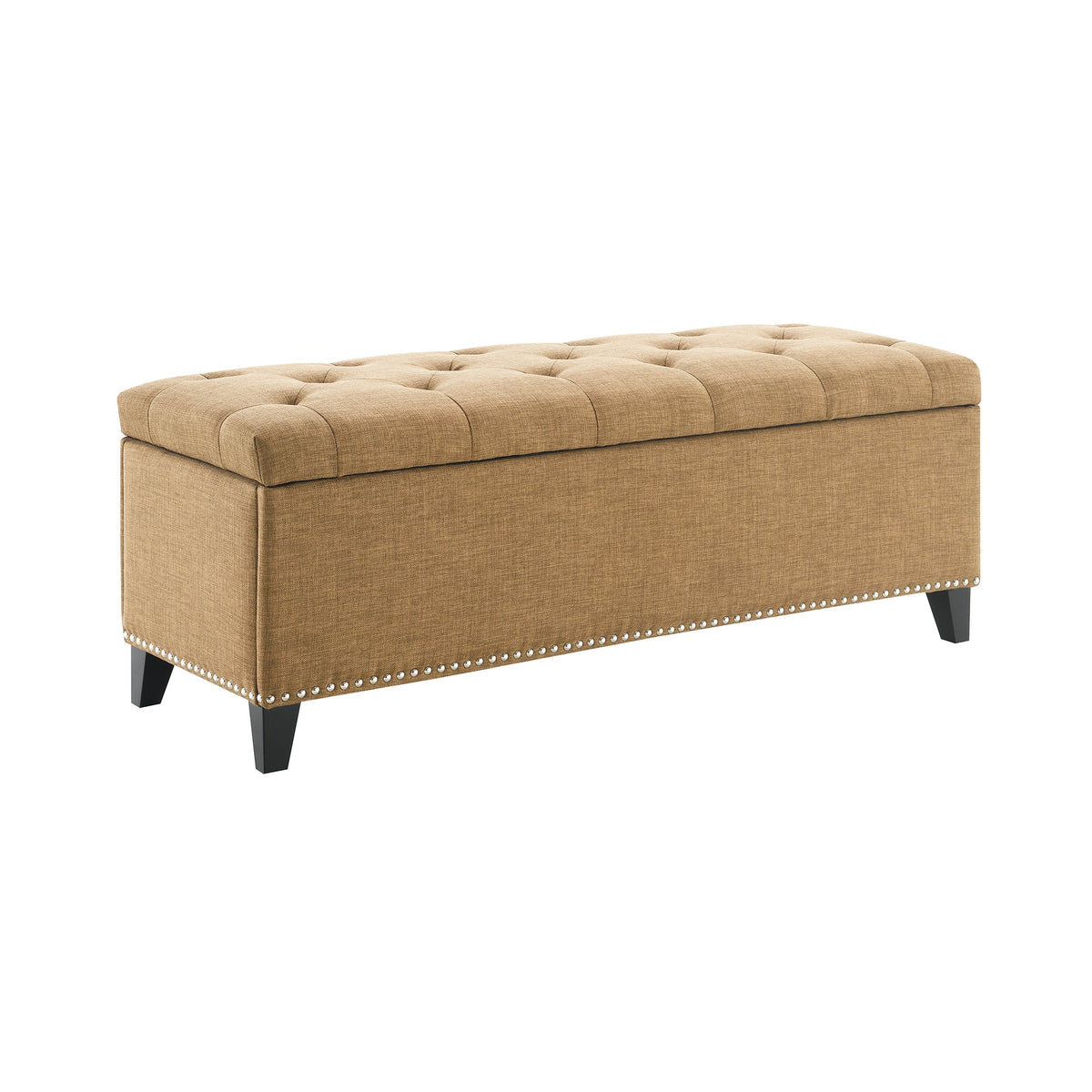 47.5" Storage Ottoman with Safety Close Hinge