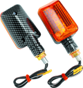 BikeMaster Universal Ministalk Marker Light - Carbon/Amber 268039