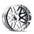 Cali Off-Road 9115 Invader 20x10 / 6x135 BP / -25mm Offset / 87.1mm Hub Chrome Wheel 9115-2136C
