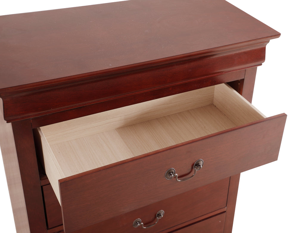 Elegant Cherry Traditional Storage Chest