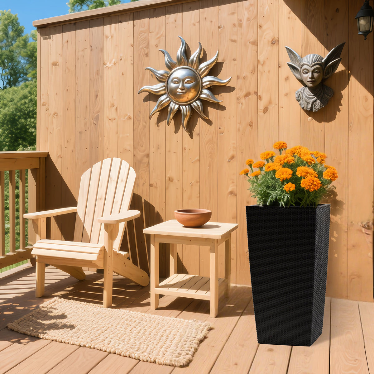 30 in Tall Large Flower Pots Planter