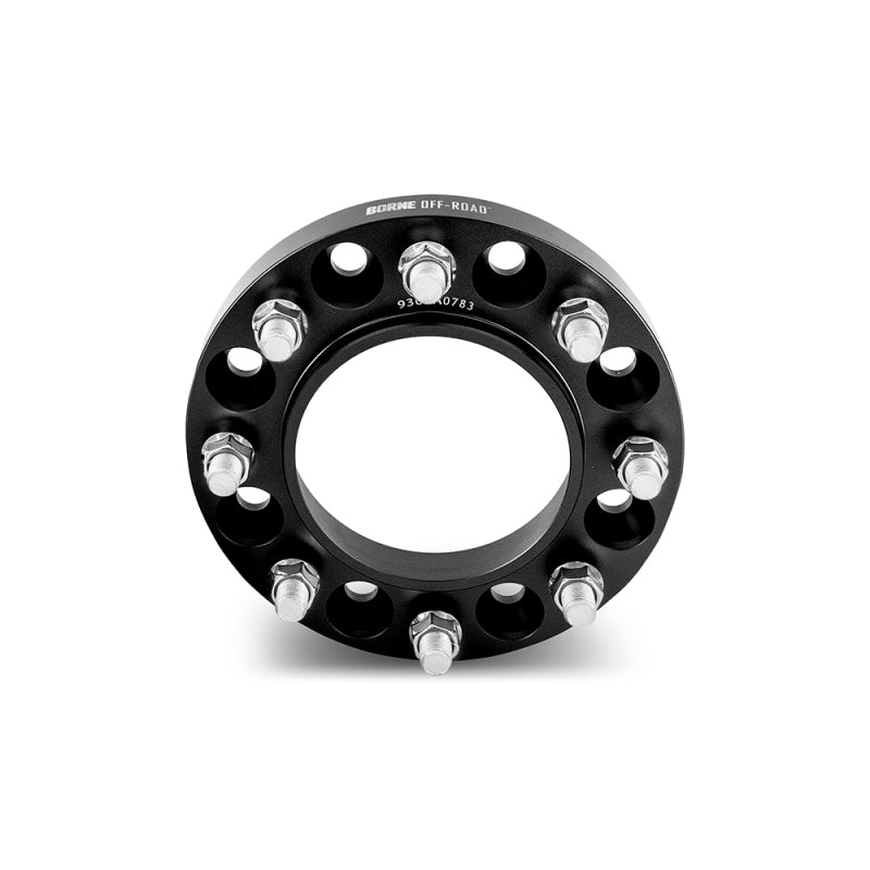 Borne Off-Road Wheel Spacers 8x180 124.1 25 M14 Black BNWS-009-250BK