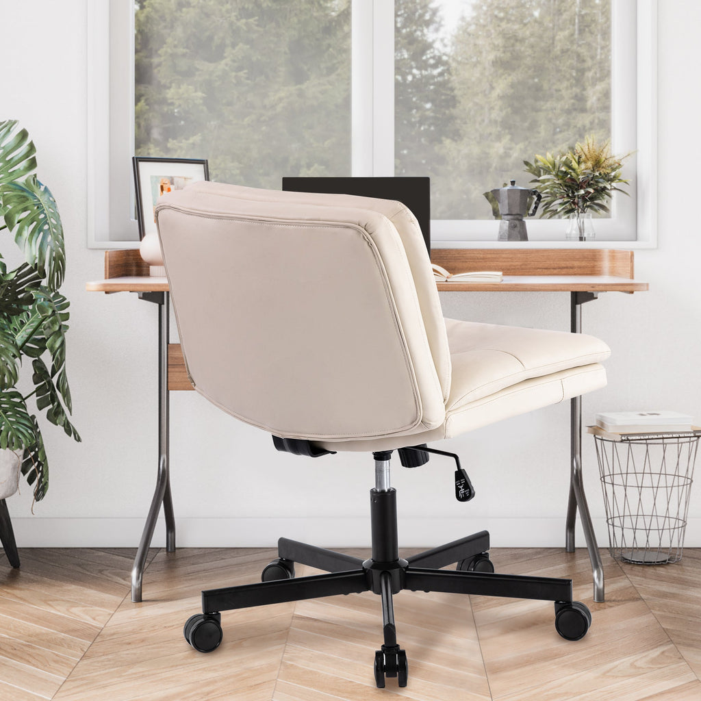 Larger Size 360° Swivel Home Office Desk Chair with Wheels