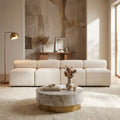 Evelyn 4-Piece Modular Chenille Sectional Sofa
