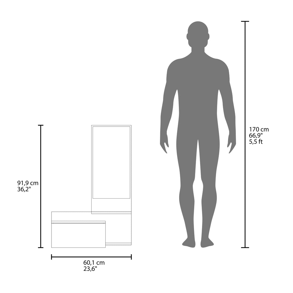 Floating Hallway Cabinet Lowell