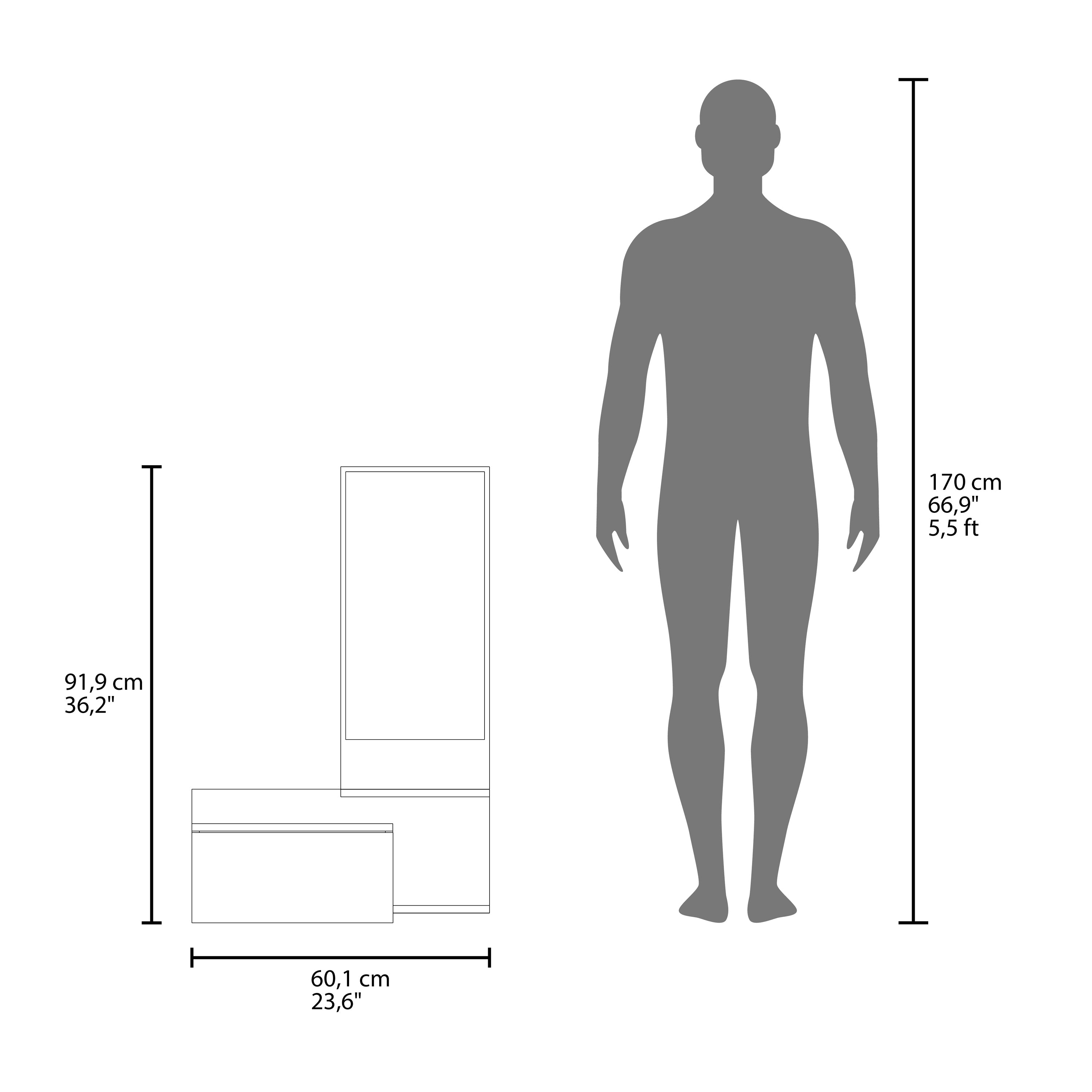 Floating Hallway Cabinet Lowell