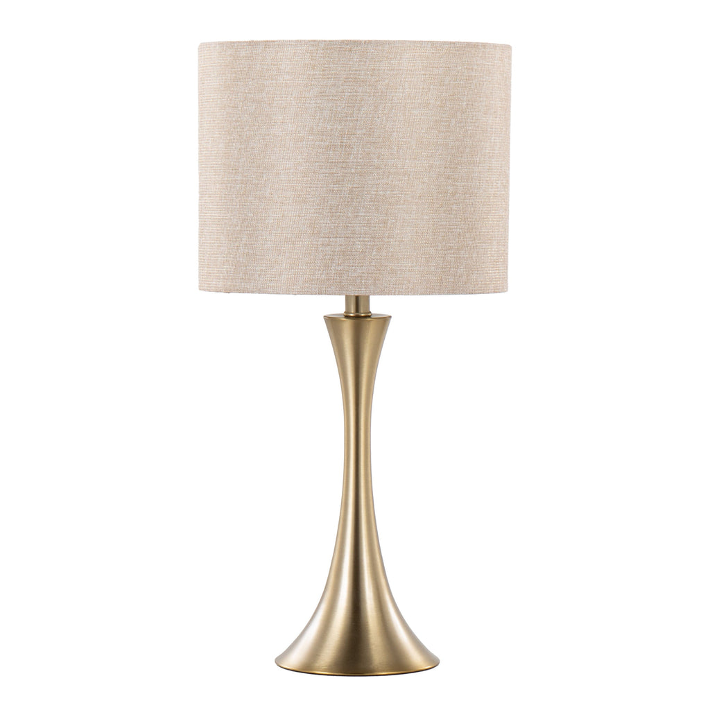 24" Contemporary Metal Table Lamp