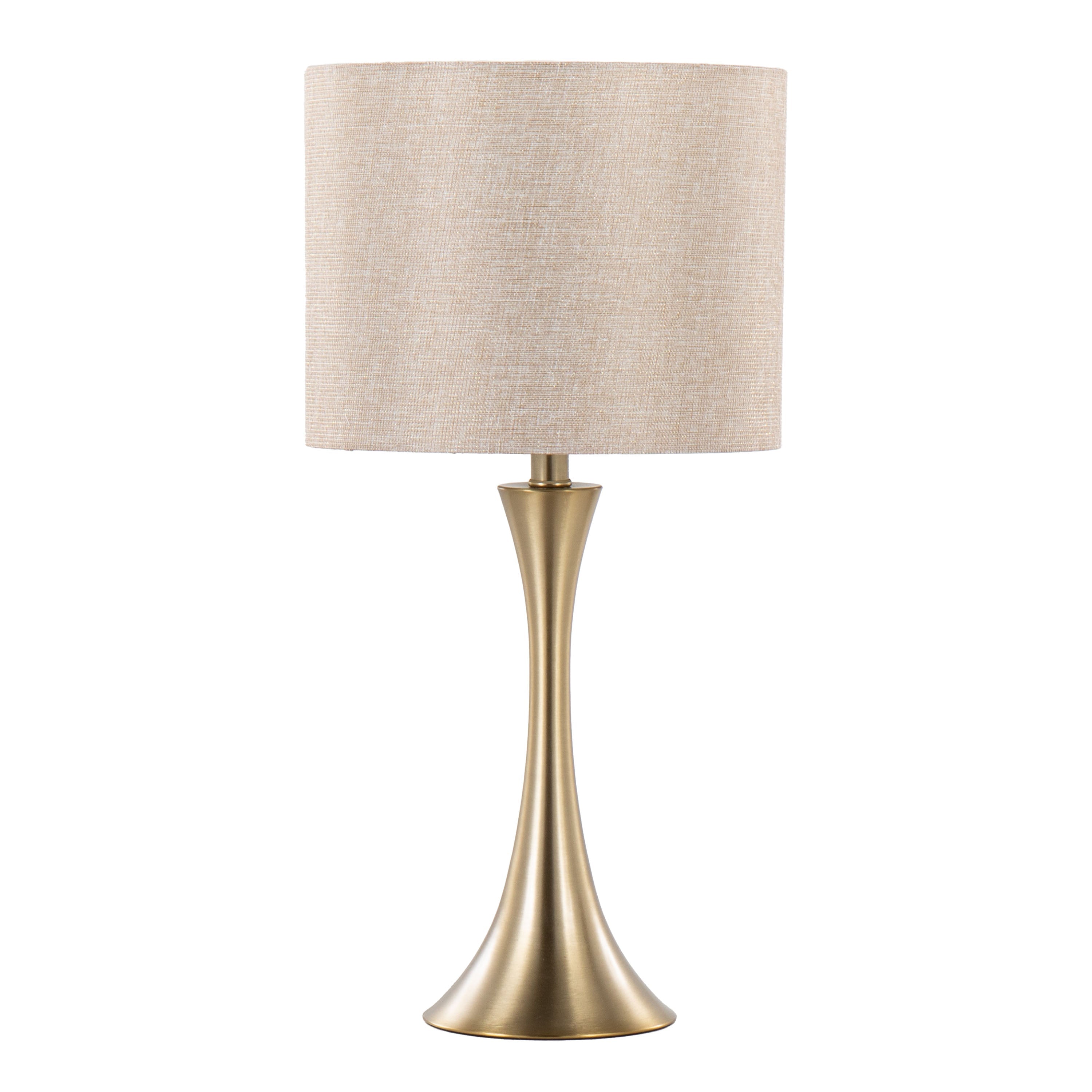 24" Contemporary Metal Table Lamp