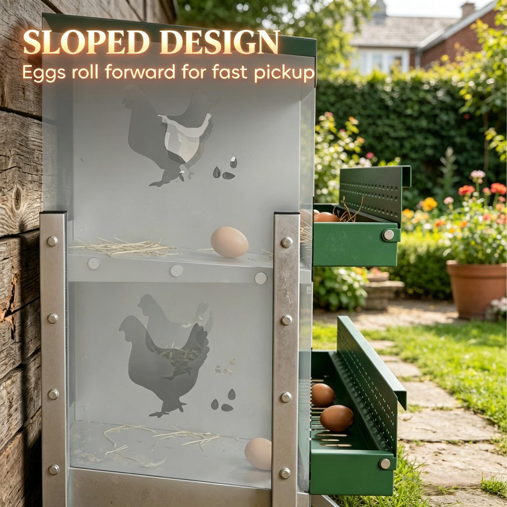 Outdoor Egg Laying Boxes, Metal Nesting Boxes