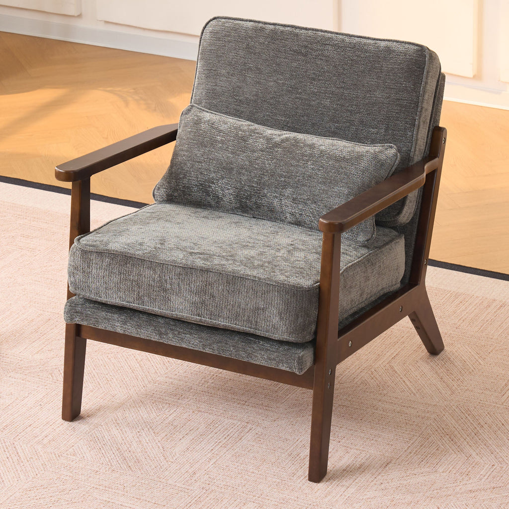Mid-Century Modern Lounge Chair Single