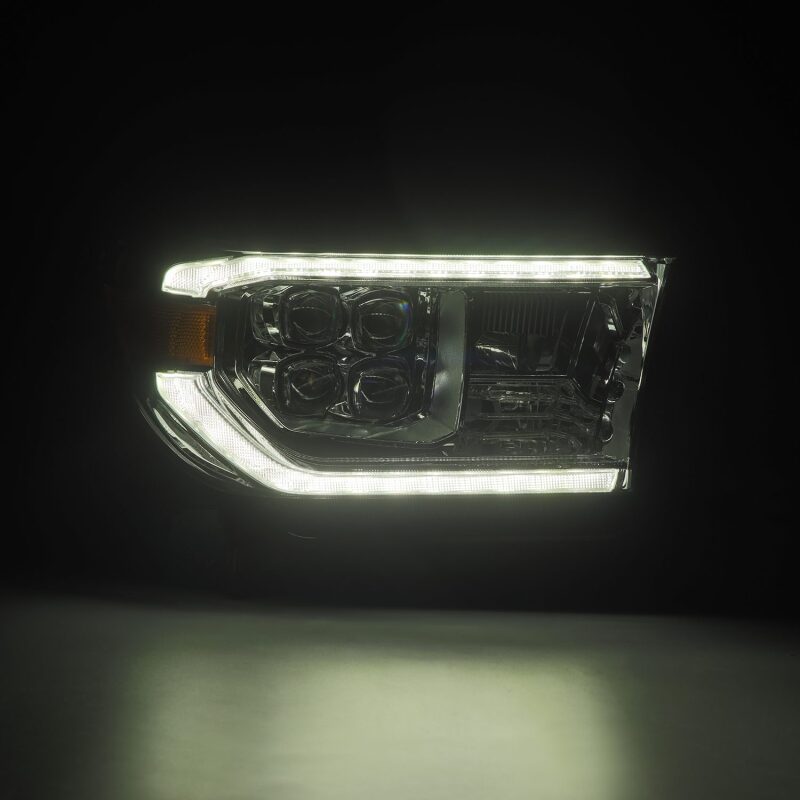 AlphaRex 07-13 Toyota Tundra / 08-17 Sequoia NOVA LED Proj HL Chrome w/Actv Light Seq. Sig + DRL 880819 *Discontinued