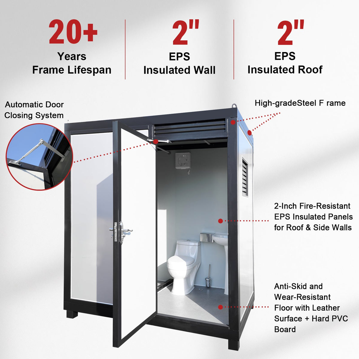 Portable Toilet Cabin - Outdoor Shower Room