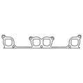 Cometic Gasket Cometic Chevy Gen1 SB V8 .064in AM Exhaust Mani Gskt Set-1.615in x 1.500in D Ports-Brodix WP262 Head C5315