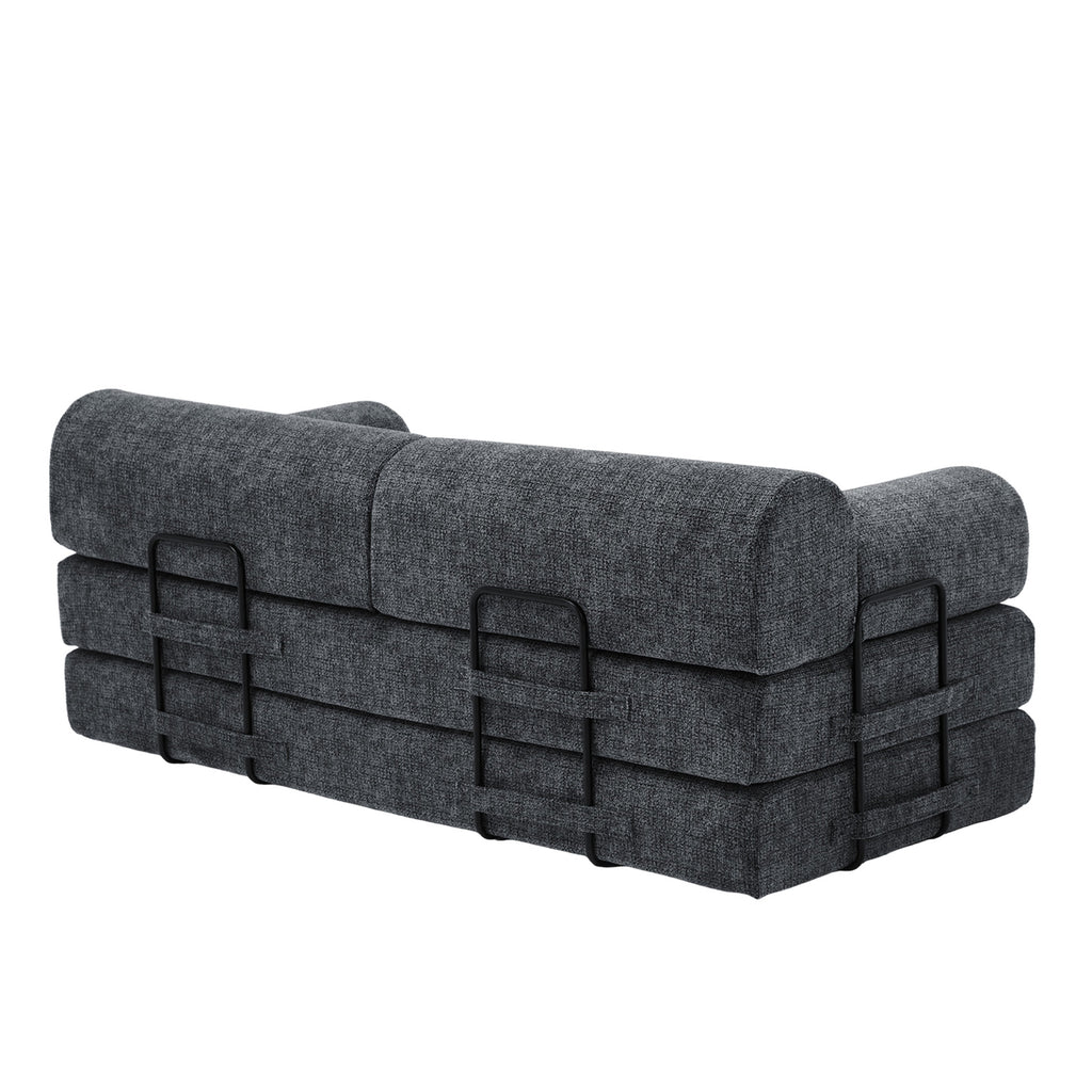 Convertible Sleeper Sofa Bed - Speckled Black