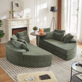78.5-Inch Corduroy Round Oversized Recliner
