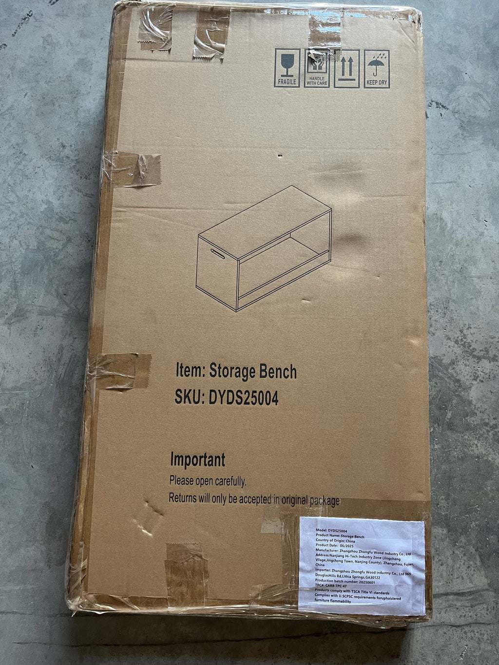 Open Toy Storage Box for Kids