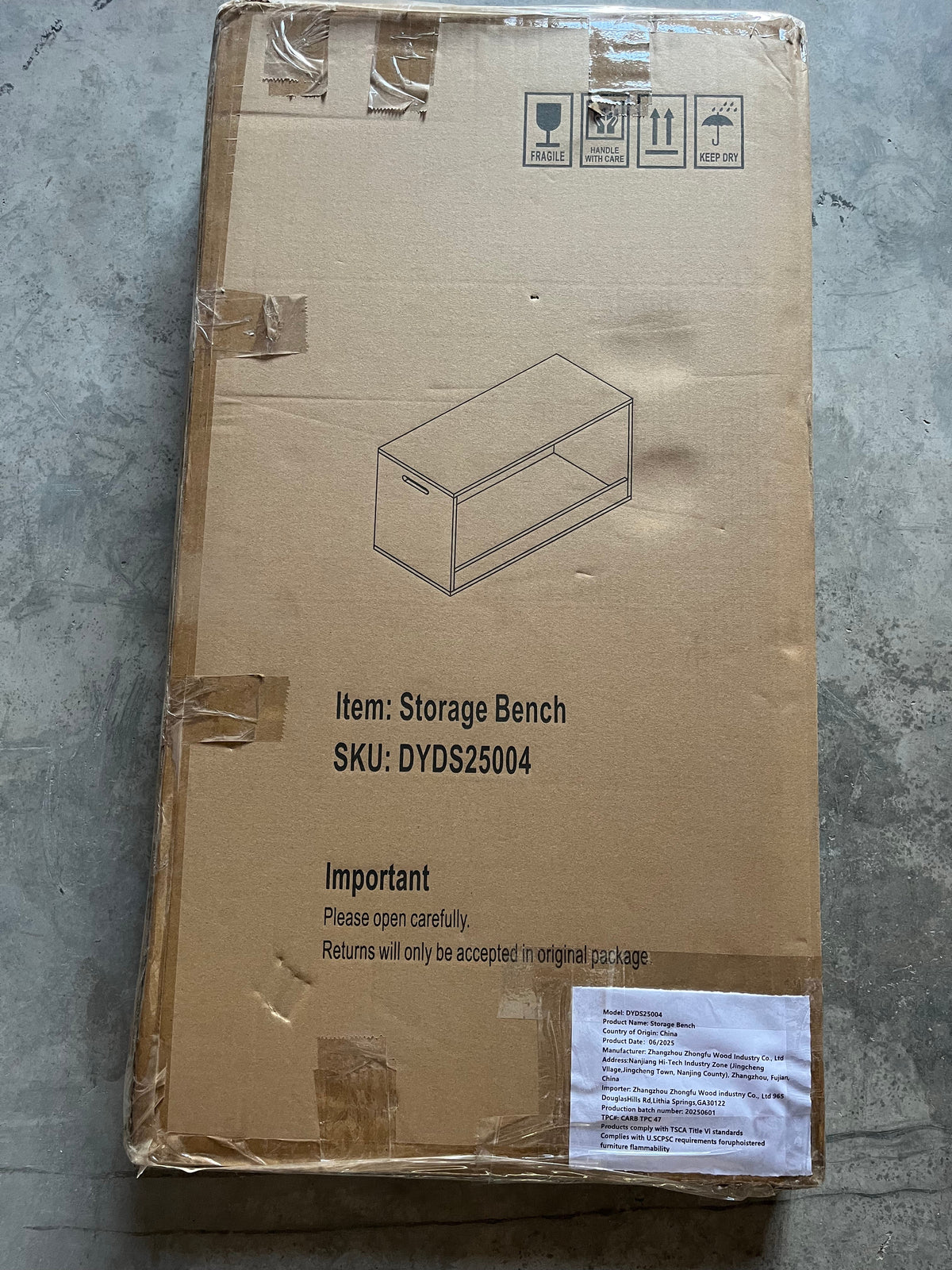 Open Toy Storage Box for Kids