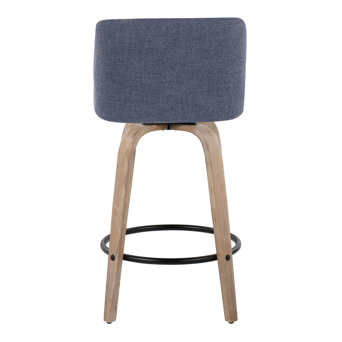 26" Contemporary Fixed-Height Counter Stool with Swivel