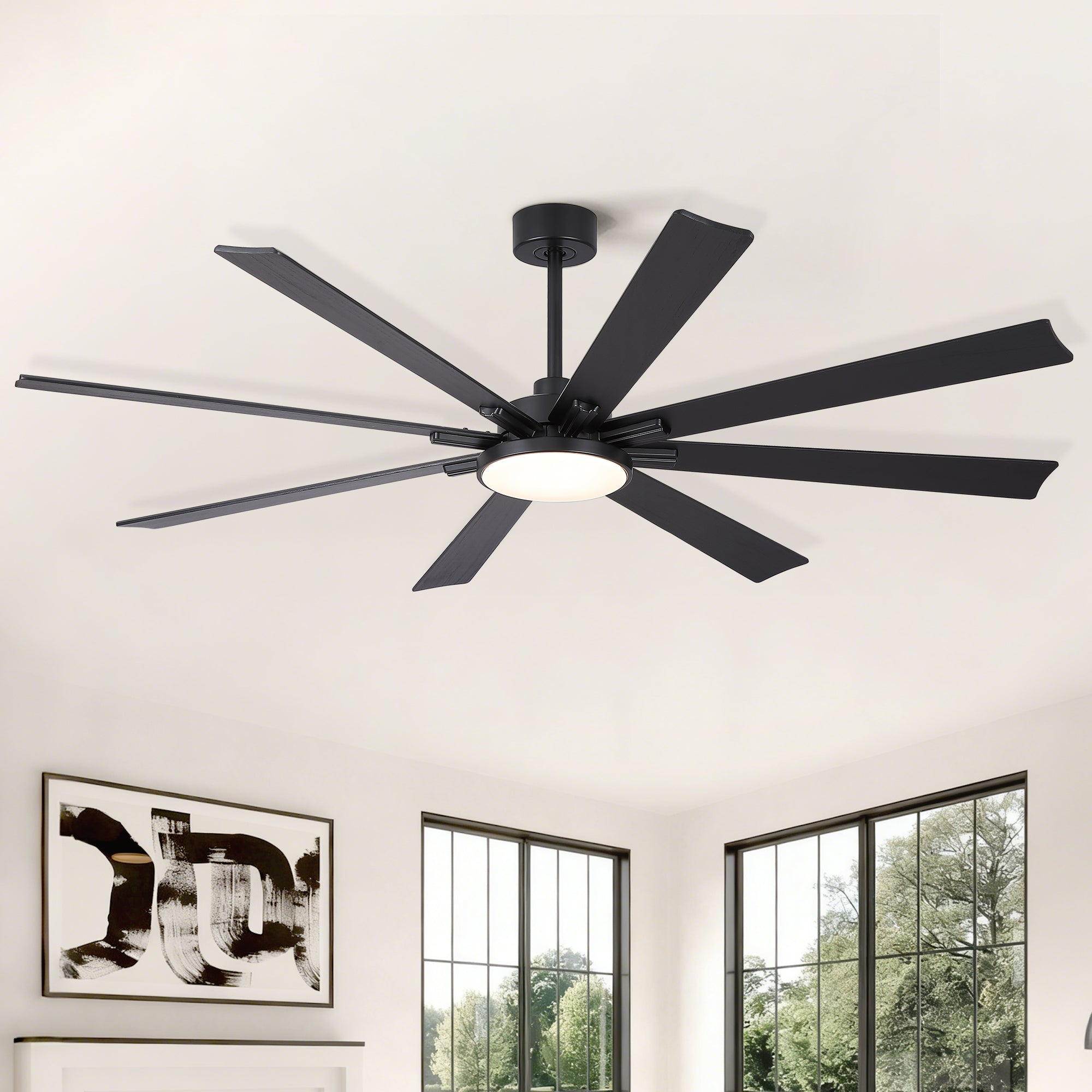 72 Inch Modern Minimalism Ceiling Fan