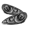 SPYDER Xtune Porsche Cayenne 11-14 4 LED Projector Headlights OE Grey PRO-JH-PCAY11-AFS-OE 9934032