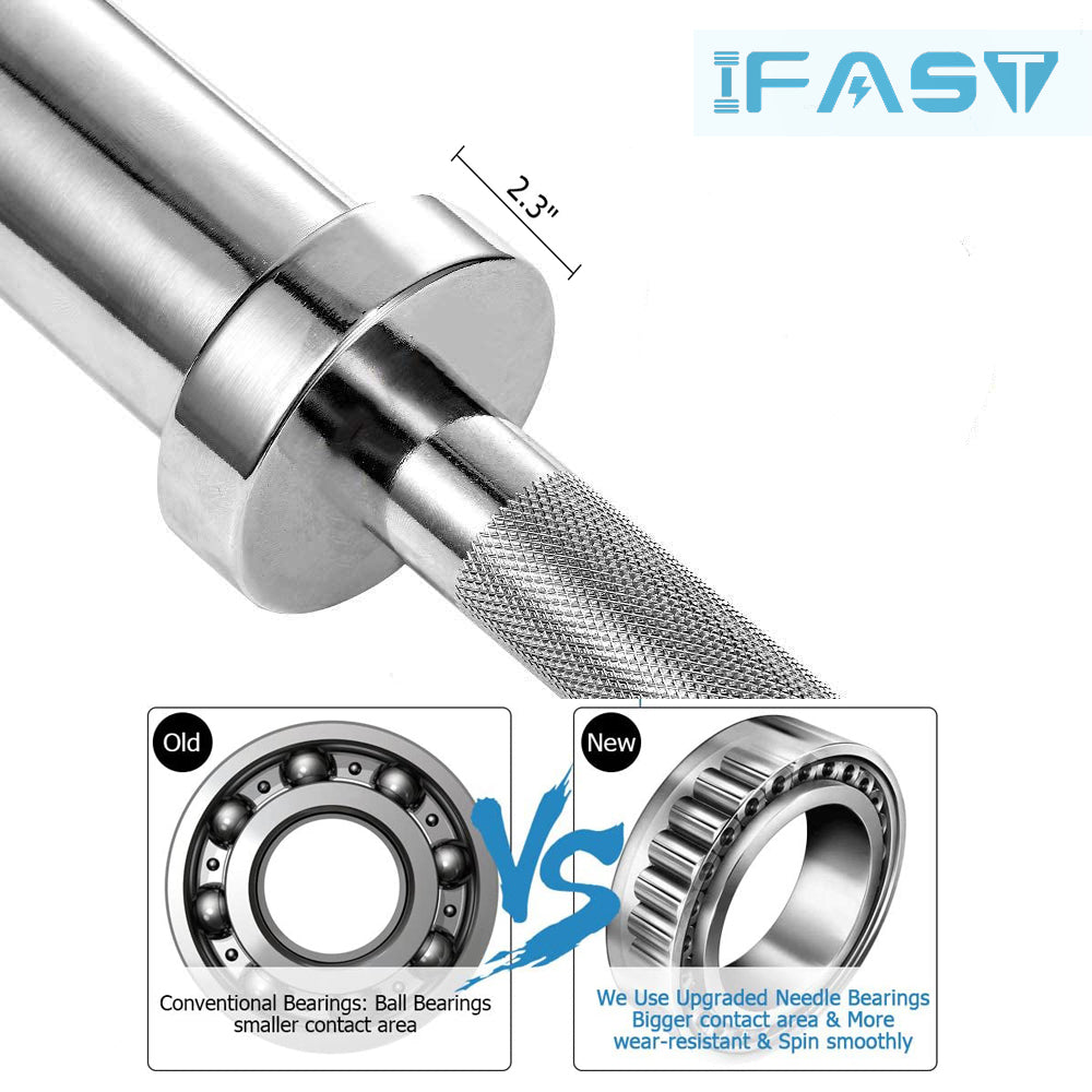 Solid Barbell Bar for 2" Olympic Plates
