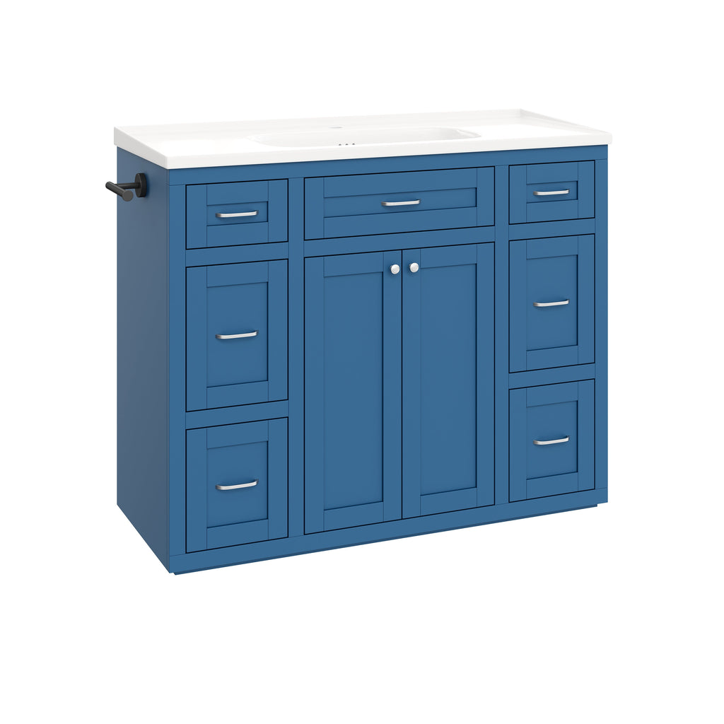 Navy Blue 48" Bathroom Vanity