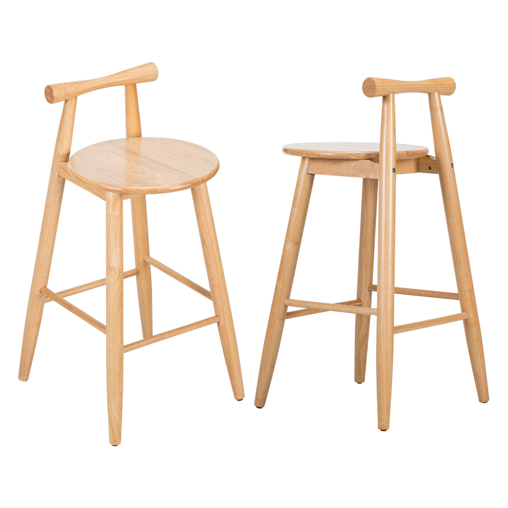 Grove Indoor Rubberwood Barstool