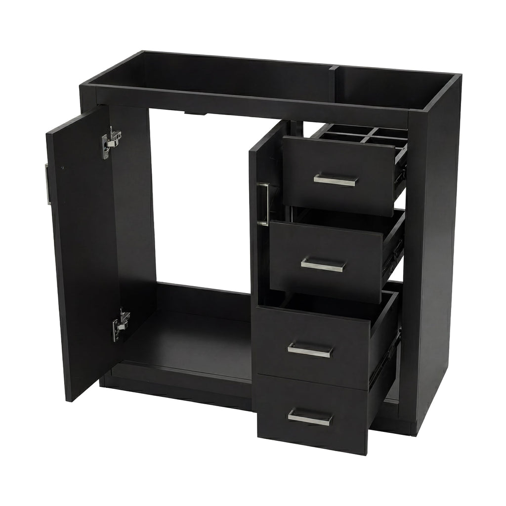 36" Bathroom Vanity Without Top Sink