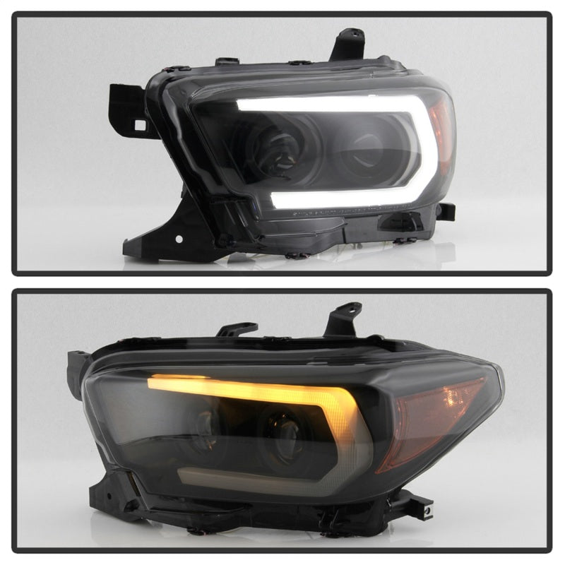 Spyder Toyota Tacoma 16-18 (TRD Model Only) Projector Headlights Black Smoke PRO-YD-TT16V1-SEQ-BSM 5087553