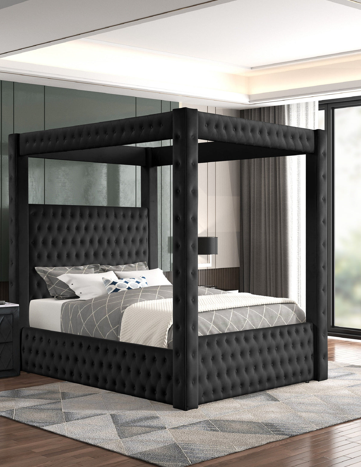 Majestic Canopy Four-poster King Bed