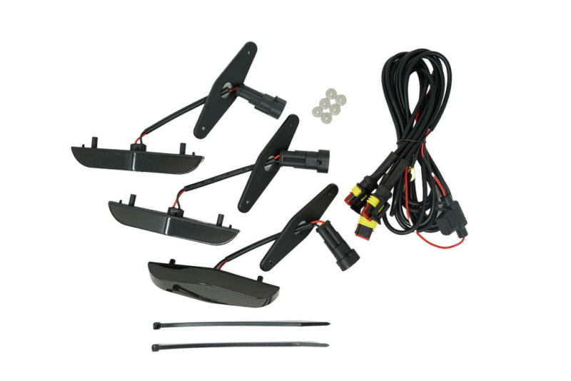 Cali Raised LED Cali Raised 14-24 Toyota 4Runner Grille Raptor LED Light Kit - Smoked / With Add A Fuse CR3686