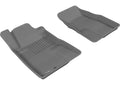 3D MAXpider 2005-2009 Ford Mustang Kagu 1st Row Floormat - Gray L1FR06511501