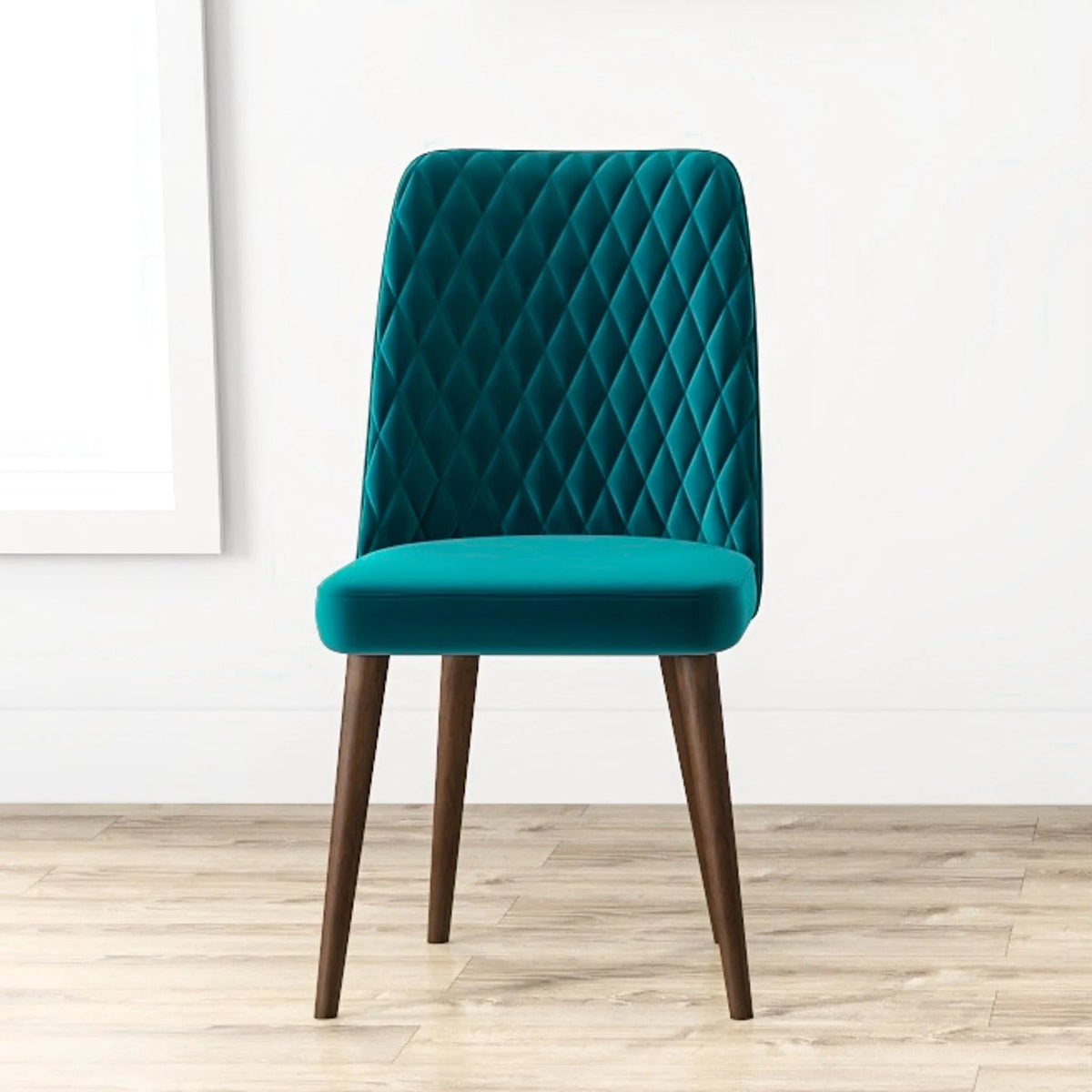 Katie Mid-Century Modern Velvet Dining Chair (Set of 2)