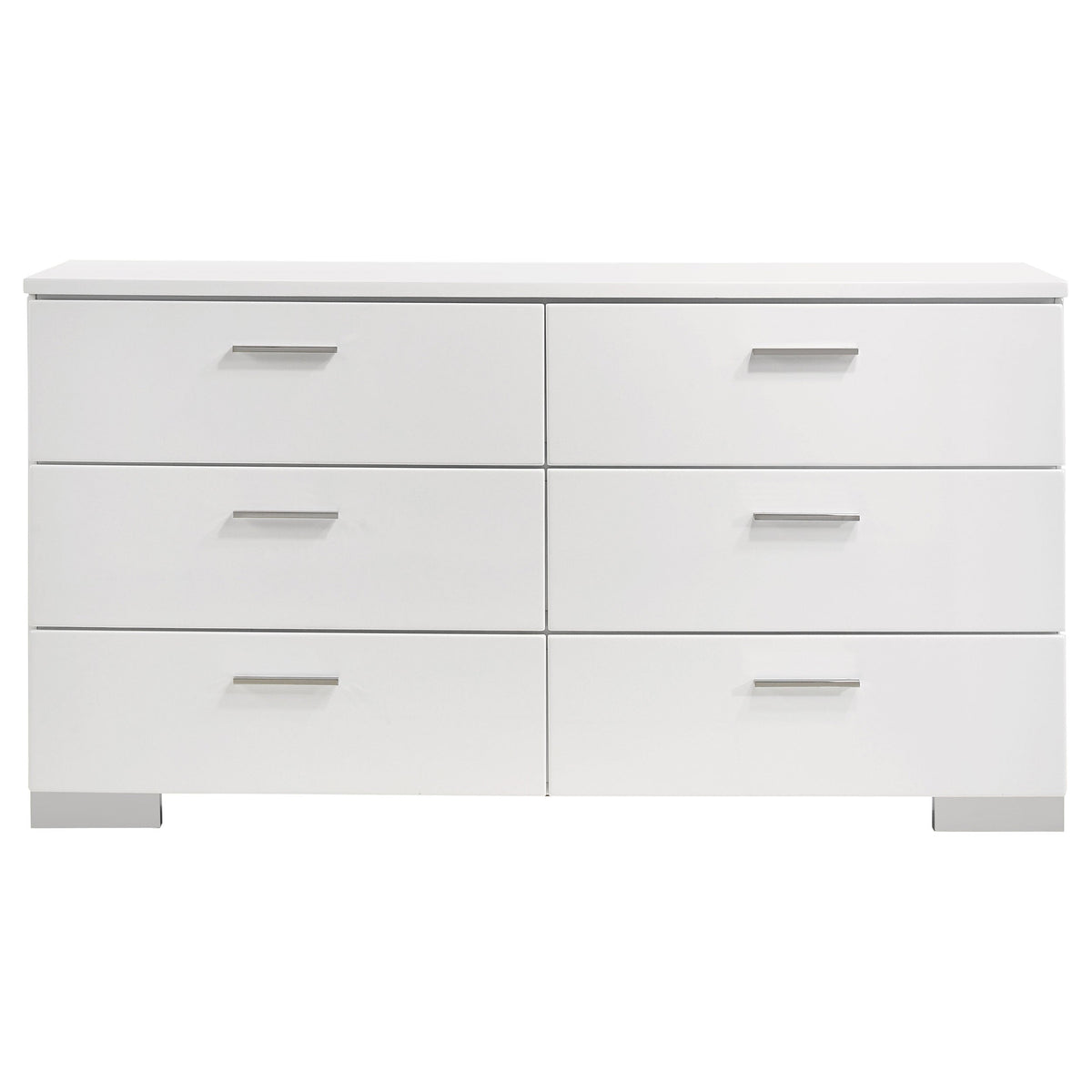 August Glossy Modern Bedroom Set