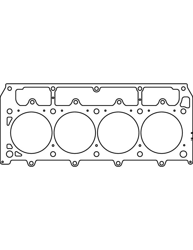 Cometic Gasket Cometic GM LSX Gen-4 Small Block V8 .054in MLX Cylinder Head Gasket - 4.200in Bore - RHS C5077-054