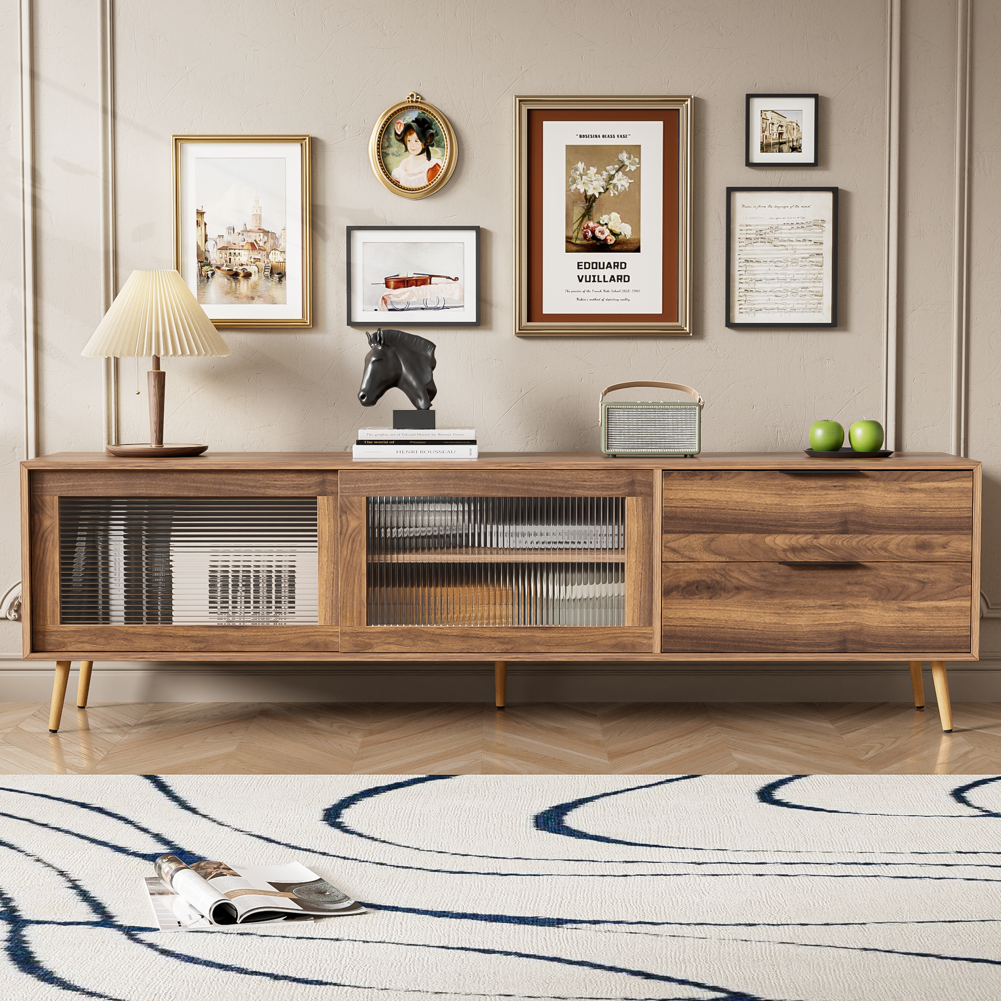 Modern TV Stand for 75"+ TV