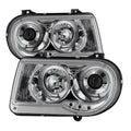 Spyder Chrysler 300C 05-10 Projector Headlights LED Halo LED Chrm (Not Included) PRO-YD-C300C-HL-C 5009142