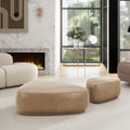 Pebble 44" Rounded Triangle Cocktail Ottoman