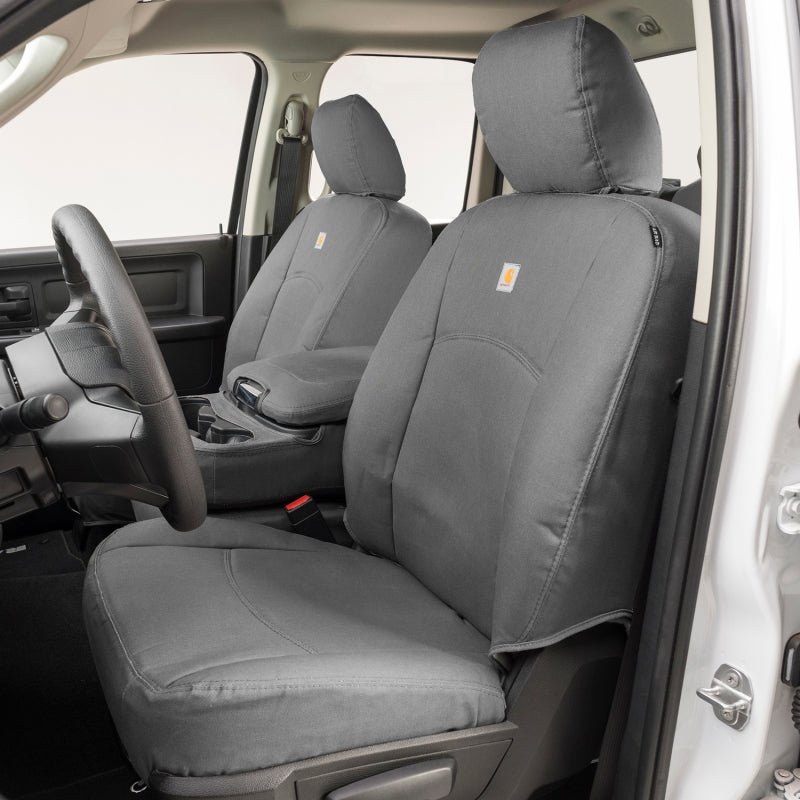 Covercraft 24-25 Ford F250/F550 Carhartt PrecisionFit Custom Front Row Seat Covers - Gravel GTF4423ABCAGY