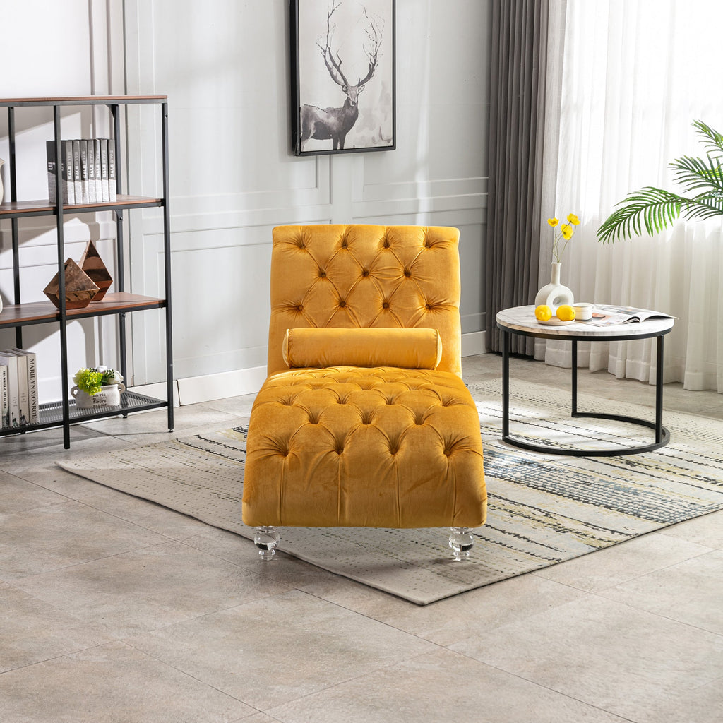 Velvet Chaise Lounge Indoor